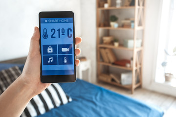Smart home control digital devices modern technology