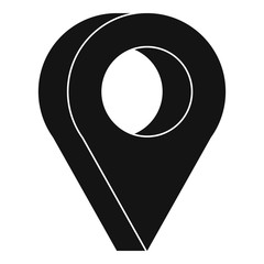 Destination icon. Simple illustration of destination vector icon for web