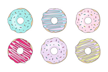 Donut vector illustration