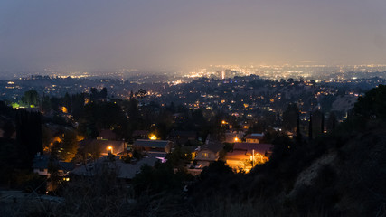 Blur of lights on Mtn road.