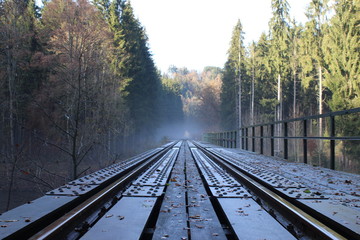 Eisenbahnbrücke in Fischhaus/Ruderting
