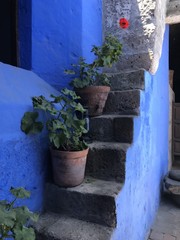 Historic fire place in Monasterio de Santa Catalina in Peru