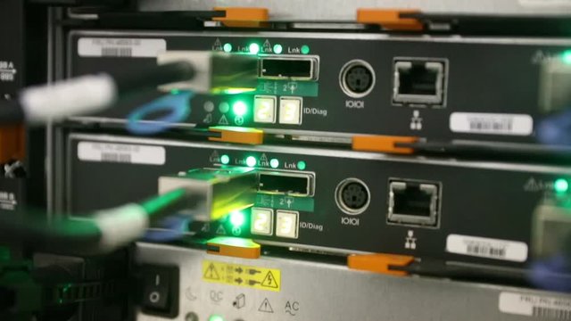 Converter server. flashing lamp