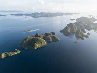 Cercles muraux Indonésie Remote Limestone Islands in Misool, Raja Ampat