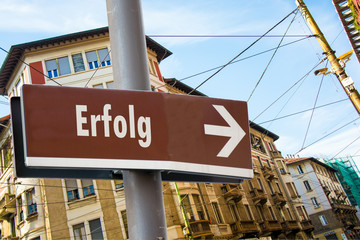Fototapeta premium Schild 223 - Erfolg