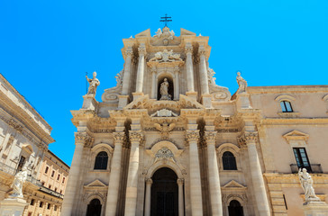 Obraz premium Cathedral of Siracusa, Sicily, Italy.