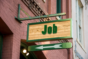 Obraz premium Schild 277 - Job