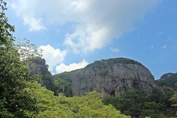 Naklejka premium 바위 Rock