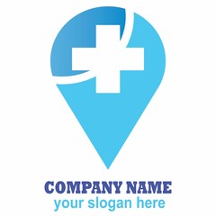 Hospital, First aid, Pharmacy, Emergency, Health, Medical, Cross, Healthy, Medicine, Plus, Heart, Icon, Symbol, Aid, White, Doctor, Isolated, Blue, Illustration, Stock, Logo, Design, Vector, Templates