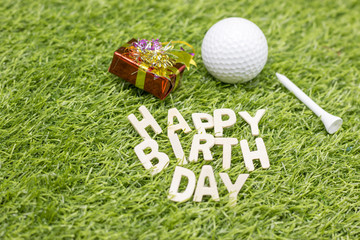 Happy birthday to golfer