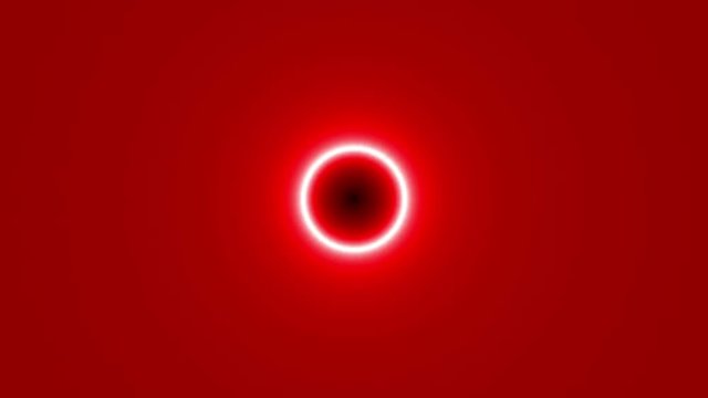 light rings in fast motion like strobo effects red and white
