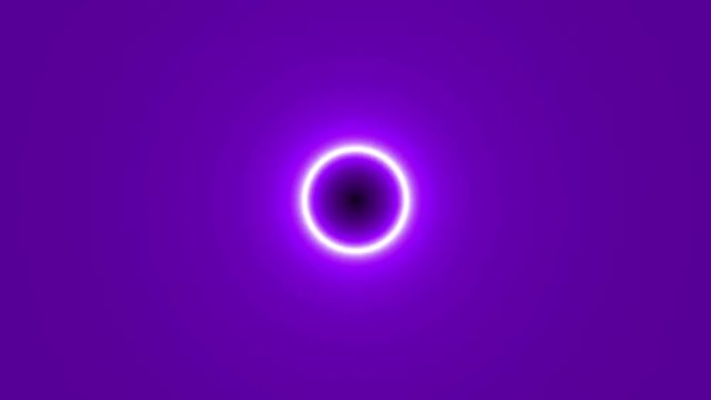 light rings in fast motion like strobo effects purple and white