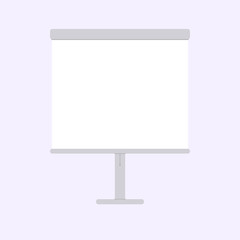 flat-projection-screen-icon-design