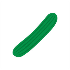 cucumber simple illustration vector design