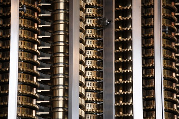 Close-up view of the Difference Engine
