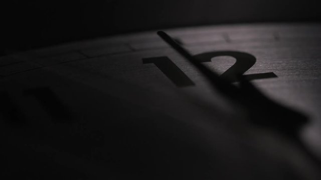 Hour hand ticks closer to 12 O'clock