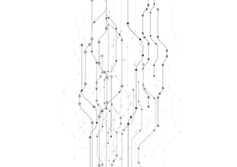 vector white background abstract technology communication data Science