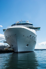 Cruise ship in port, Seattle, WA