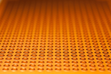 gold Prototype PCB Board abstract background