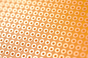 gold Prototype PCB Board abstract background