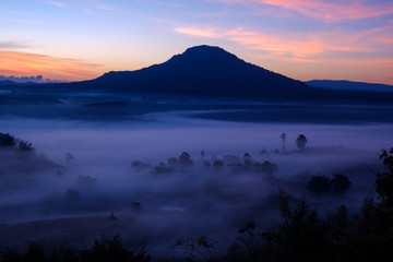 og in morning sunrise at Khao Takhian Ngo View Point at Khao-kho Phetchabun,Thailand