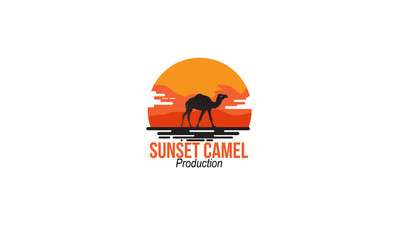 Fototapeta premium Sunset Camel Production