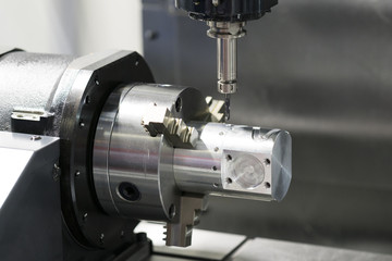 CNC machining center cutting mold