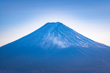 三つ峠山頂からの富士山