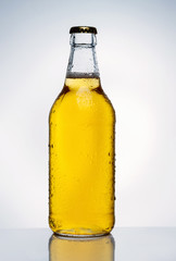 chilled bottle of beer