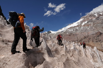 Aconcagua Mountain Expedition, Andes Mountains, Argentina