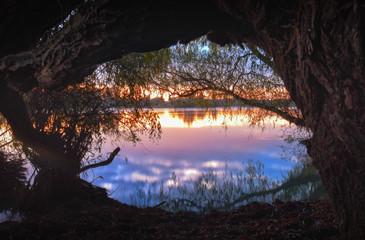Sunrise on Danube Delta