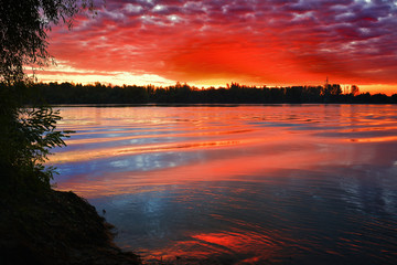 Sunrise on Danube Delta