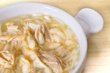 noodle soup with chicken