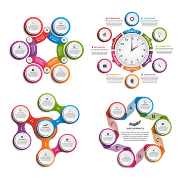 Set of infographics. Design elements. Infographics for business presentations or information banner.
