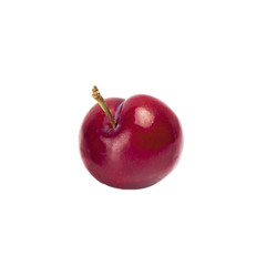 Cherries isolated on white background