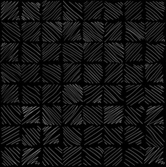 Abstract black and white styled geometric background, pattern. Stylish artistic grid.