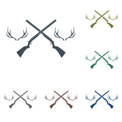 Hunting club logo icon