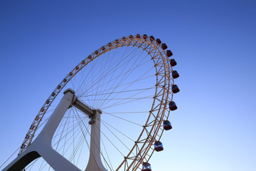 Ferris wheel, in tianjin, China