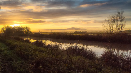 Landscape Flevoland Netherlands