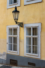 Fototapeta na wymiar lamp near window