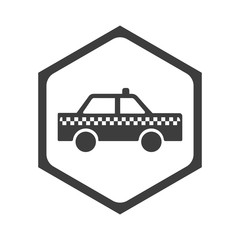 ikona sześciobok z zaokrąglonymi wewnątrz krawędziami © vempireart