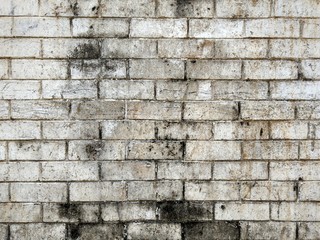 Old brick wall textured and background. Abstract image 