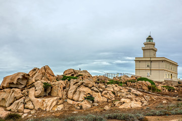 Leuchtturm Capo Testa Landzunge Sardinien