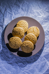 cookies on paper texture 