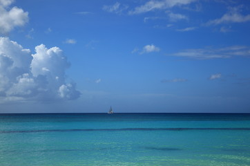 Fototapeta premium grand bleu des Caraïbes