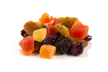 Mix variety of dried fruit