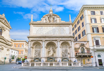 Obraz premium The Fountain of the Acqua Felice in Rome, Italy.