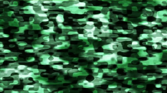 Green Abstract Organic Animated Background Loop