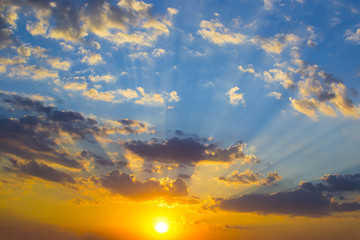 Sunset Sky Background