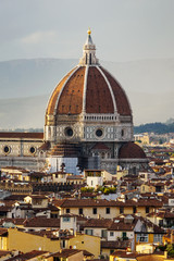 Fototapeta na wymiar Portrait Duomo Santa Maria Del Fiore, Firenze, Italy